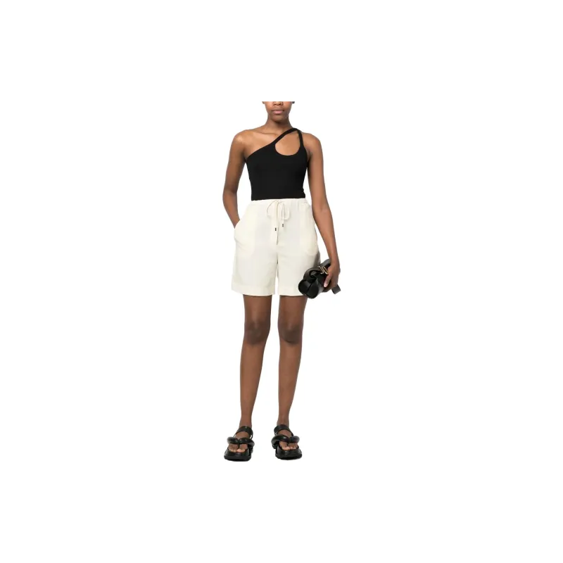 TOTEME Lyocell blend Drawstring Shorts-1