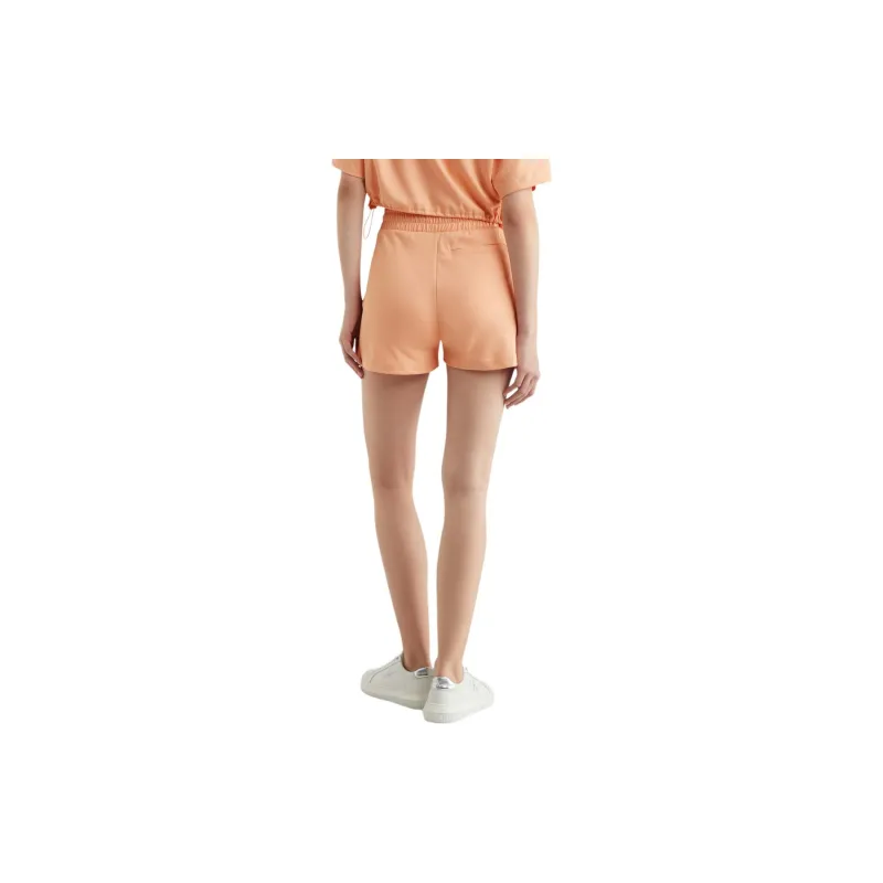 CALVIN KLEIN Casual Shorts Women's Light Orange Color-4