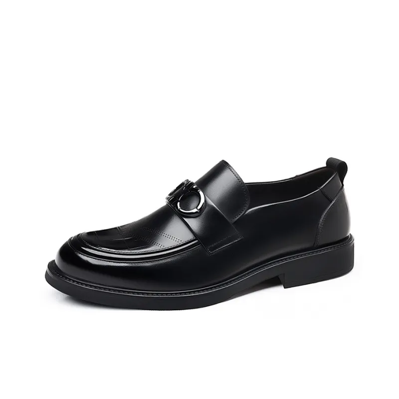 YEDANI British Slip-on Business Formal Casual Shoes Men's-2