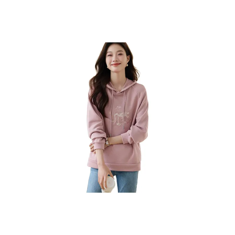 Mo Han Yi Mei Sweatshirt Women's Pink-2