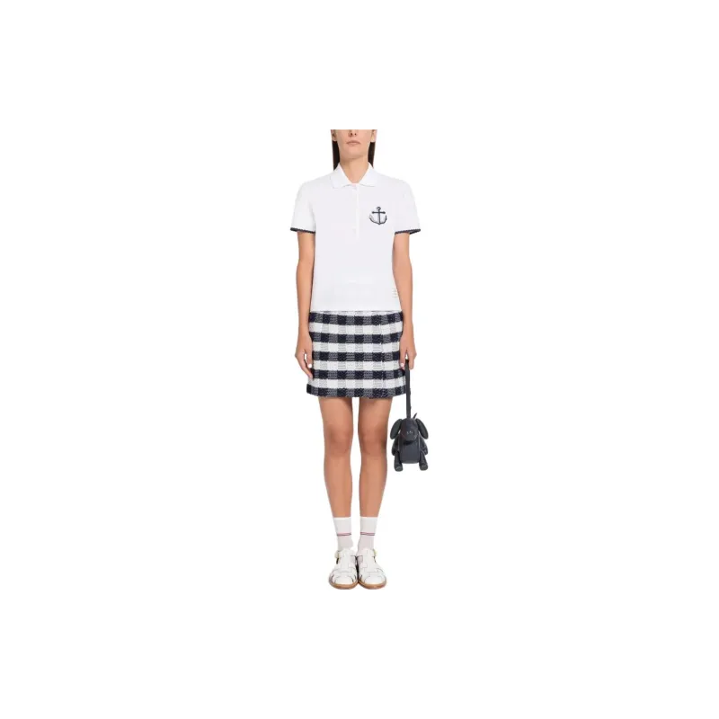 THOM BROWNE Anchor motif Polo Shirt-1