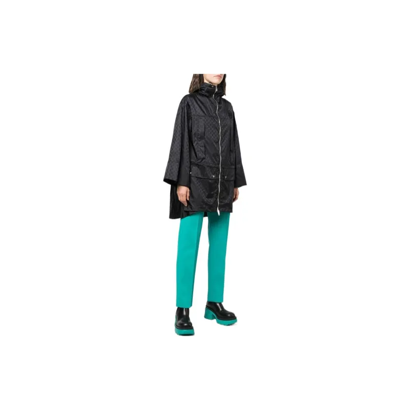 GUCCI Gg Jacquard Parka Coat-3