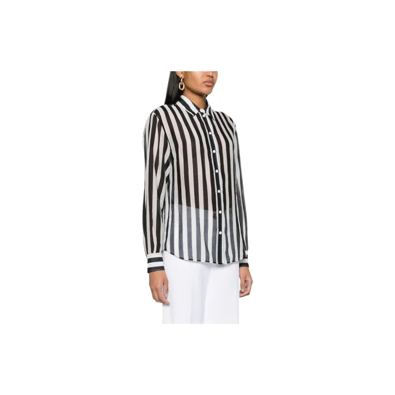 MOSCHINO Striped Cotton blend Shirt-2