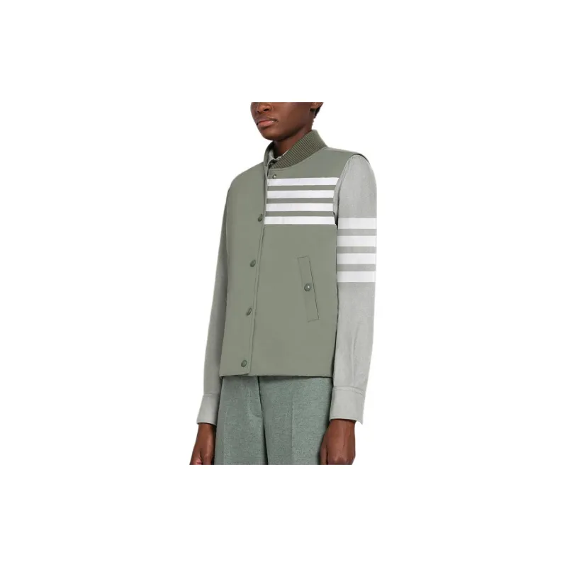THOM BROWNE 4 Bar Feather down Gilet-3