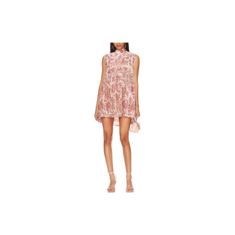 FREE PEOPLE Sleeveless Dress Women's Pink-2