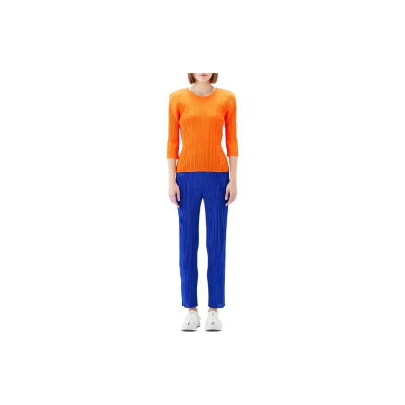 PLEATS PLEASE ISSEY MIYAKE Fully pleated Flared Trousers-3