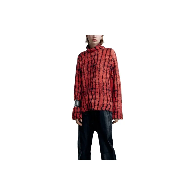 ZARA Knitwear Women's Strawberry Red-2