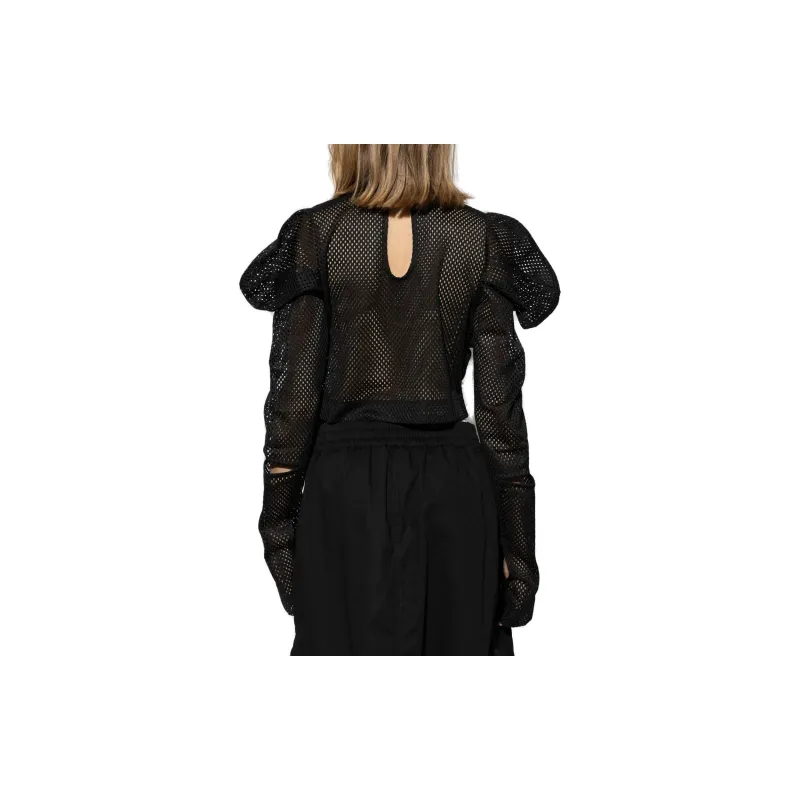 Vivienne Westwood Logo Embroidered Perforated Top-3