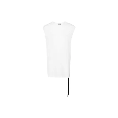 Ann Demeulemeester Tank Tops Men White