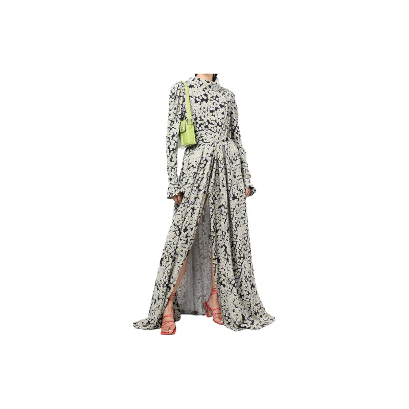 NATASHA ZINKO Daisy print Floor length Dress-1