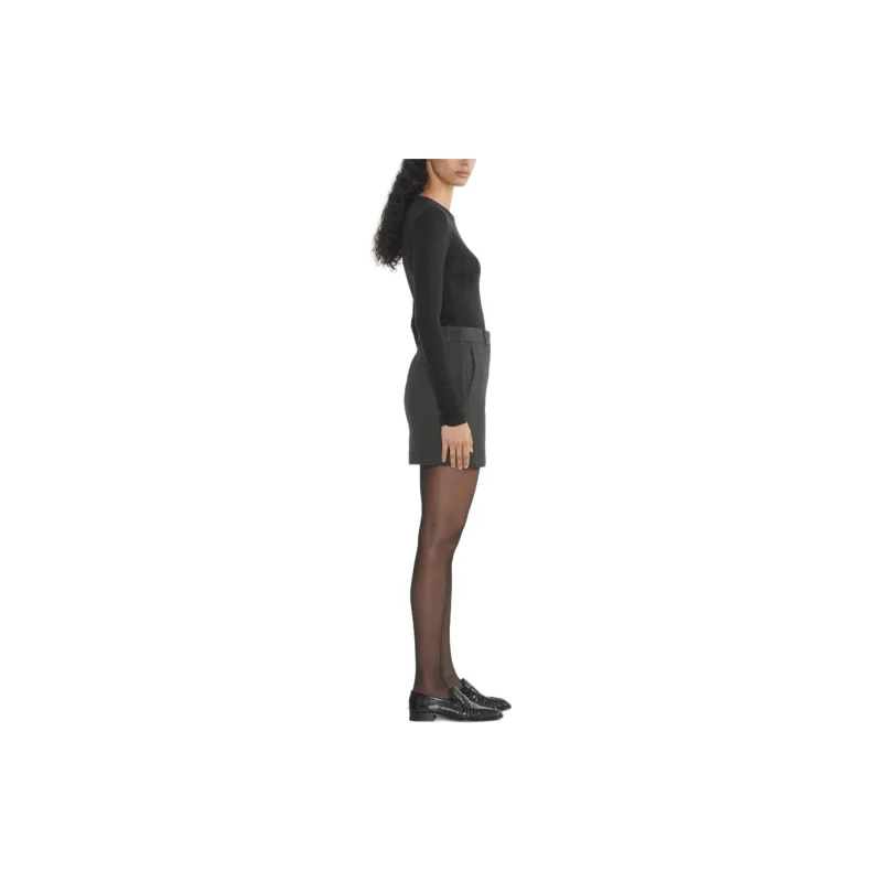 ARITZIA Babaton Chisel Skirt Casual Short Skirts Women's Thomas H Charcoal/Charcoal-4