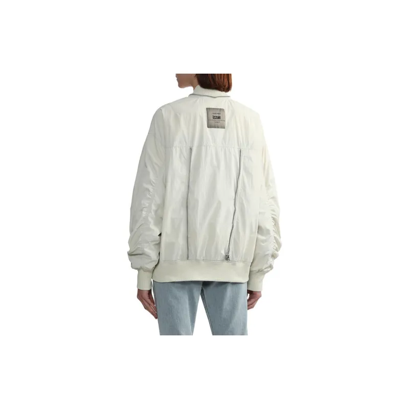Izzue Logo patch Zip detail Bomber Jacket-9