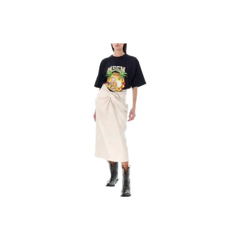 MSGM T Shirts Women's Black-2