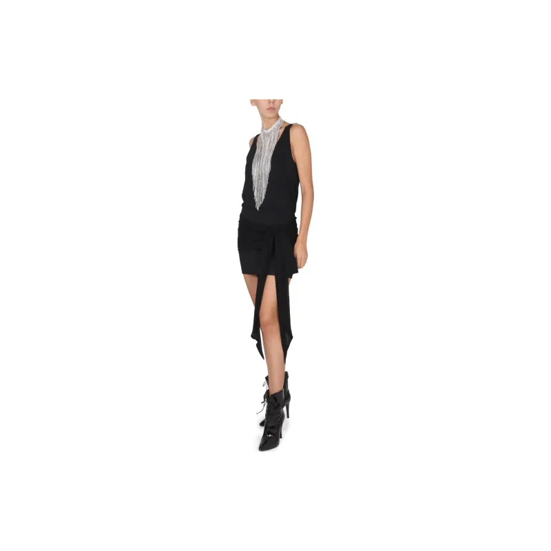 PHILOSOPHY DI LORENZO SERAFINI Draped Sleeveless Mini Dress-2