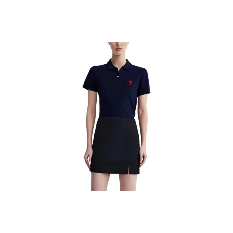 AMIPARIS AMBUSH SS23 Fashion Show Collection Polo Shirt Women's Sailor Blue-5