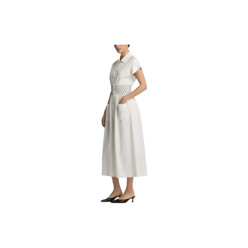 St. John Poplin Shirt Dress-3