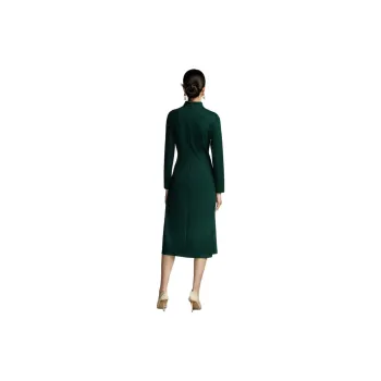 BBLLUUEE Long Sleeved Dress Women's Turquoise