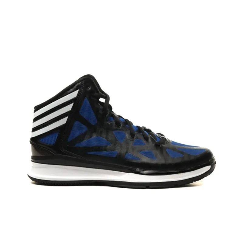 Adidas Crazy Shadow 2 Anti-Slip Wear-Resistant High-Top Basketball Shoes Men's Black Blue-1