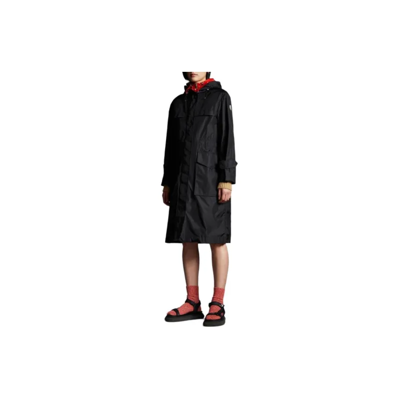 Moncler Trench Coat Women's Black-1