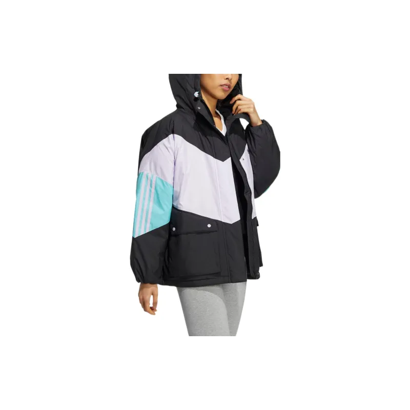 Adidas Originals CLR BLOCK DOWN Jacket Women's Black-3