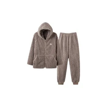 DanceBees Pajama Set Men's Brown