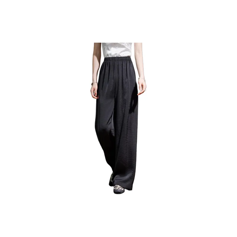 Hang Yi Court SS24 Casual Pants Women's Black-2