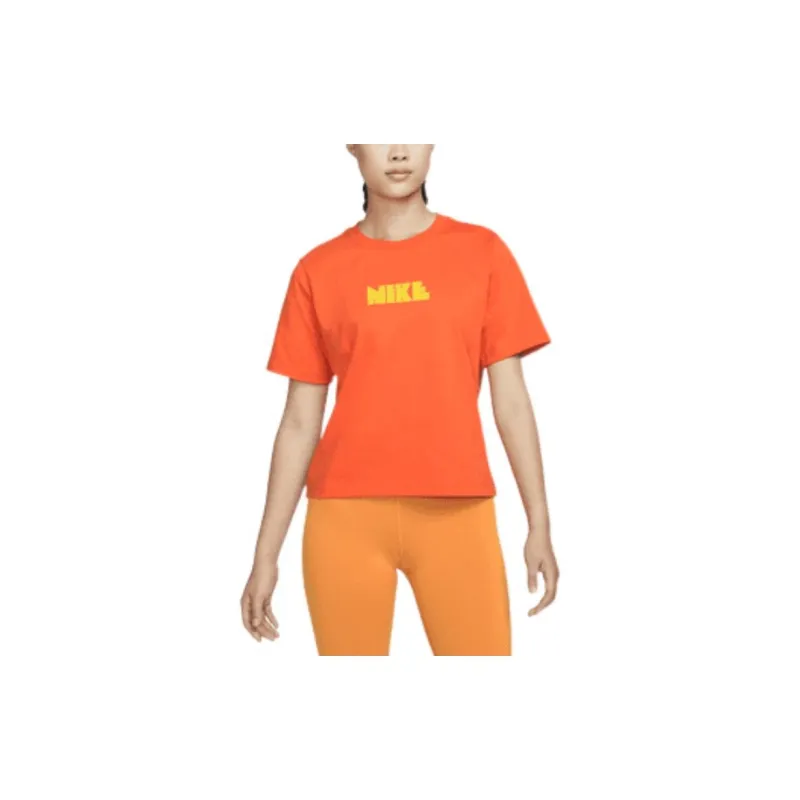 Nike Atmos Pink T Shirts Women's Orange-2