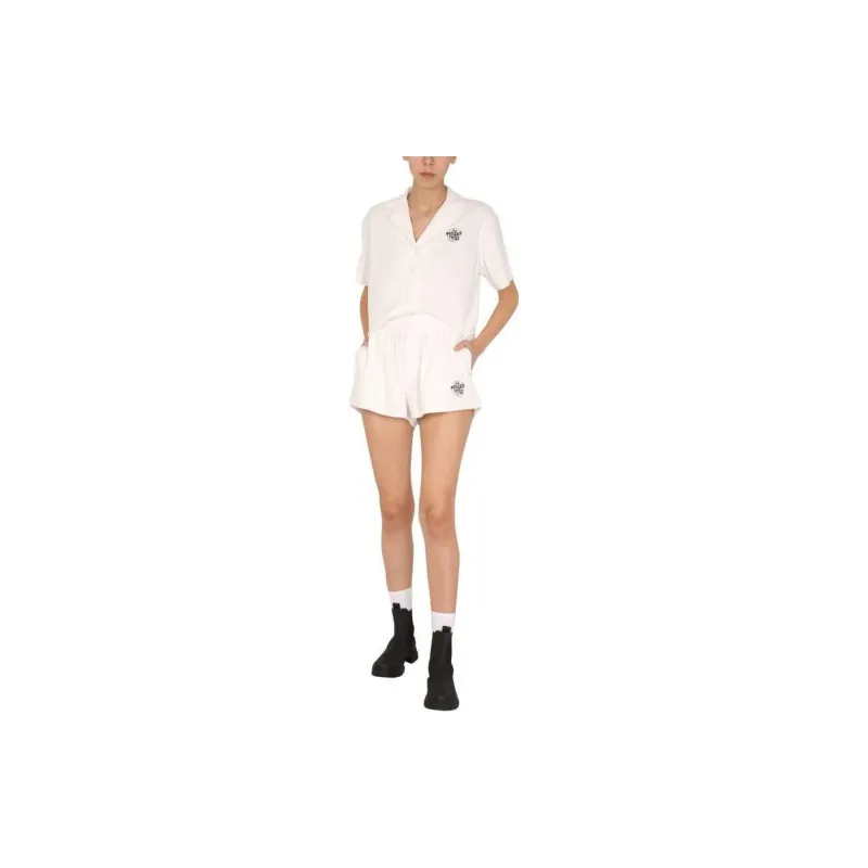 ETRE CECILE Embroidered logo Short sleeve Shirt-2