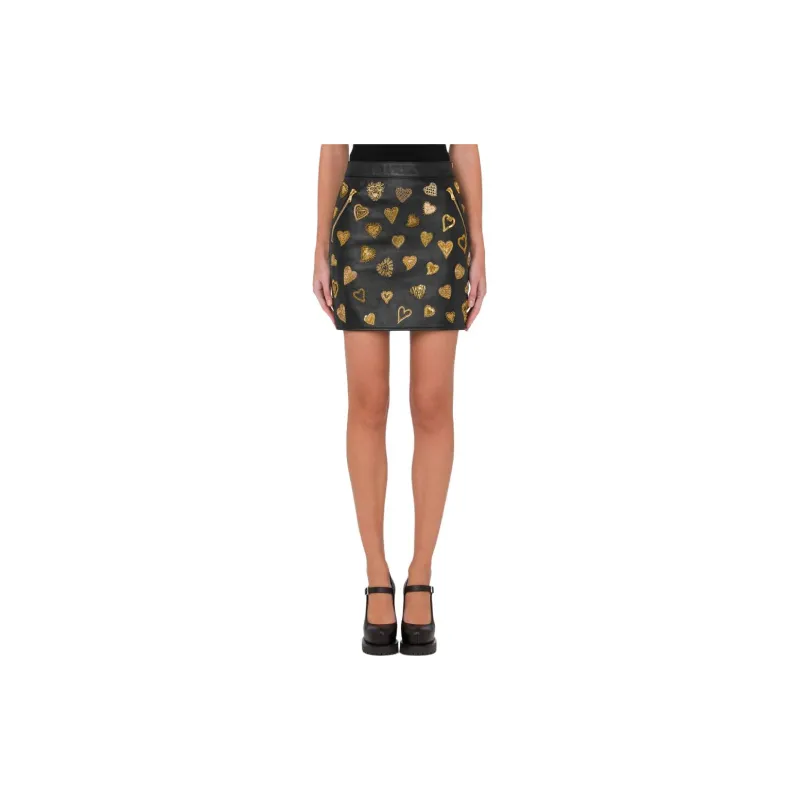 MOSCHINO Casual Short Skirts Women's Black-1