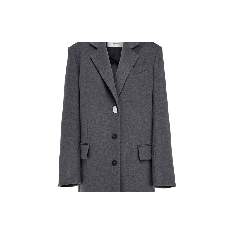 Ferragamo Notched-lapels Coat-1