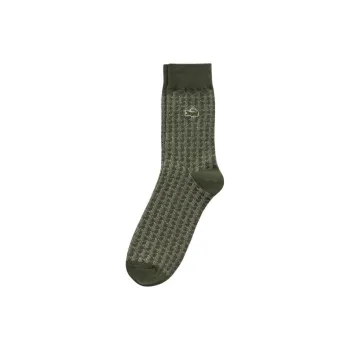 LACOSTE Mid-Calf Socks Men's 1 Pack Green
