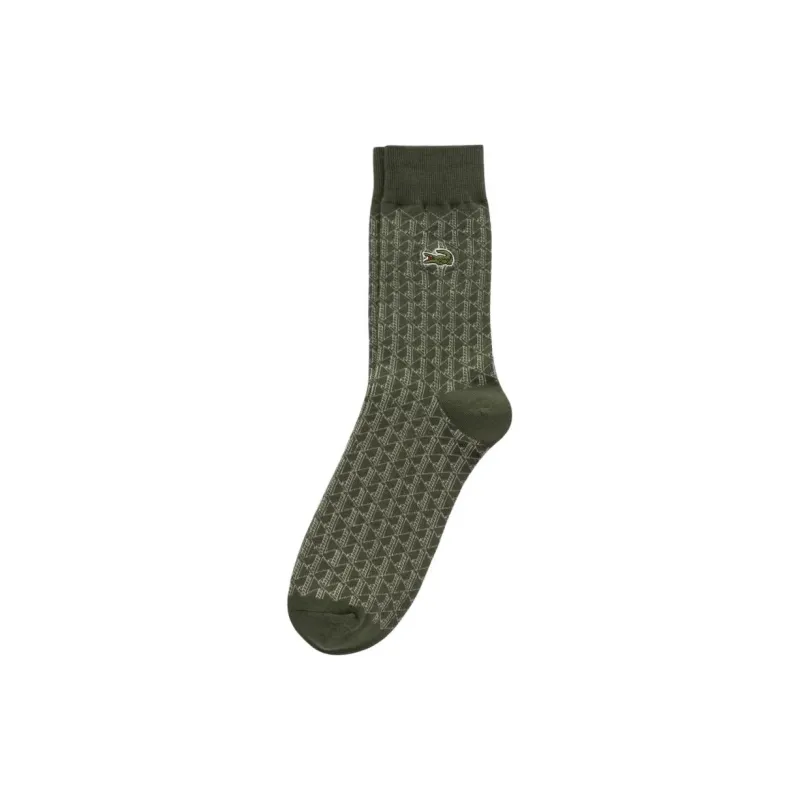 LACOSTE Mid-Calf Socks Men's 1 Pack Green-0
