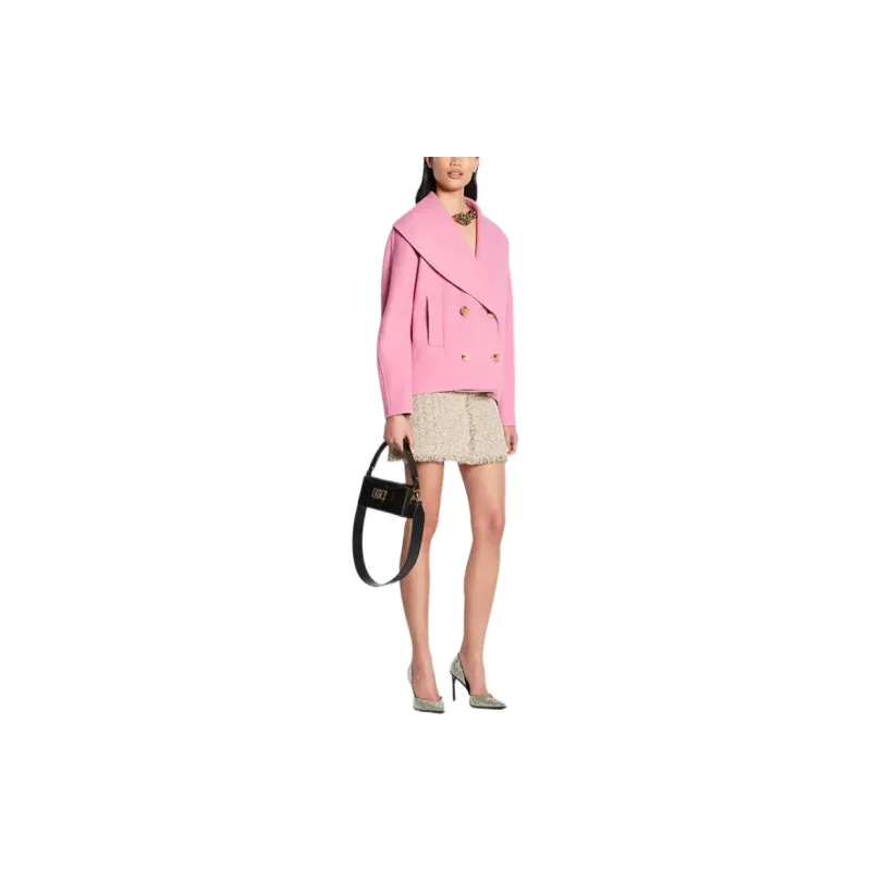 Lanvin Velvet Jackets Women's Pink-3
