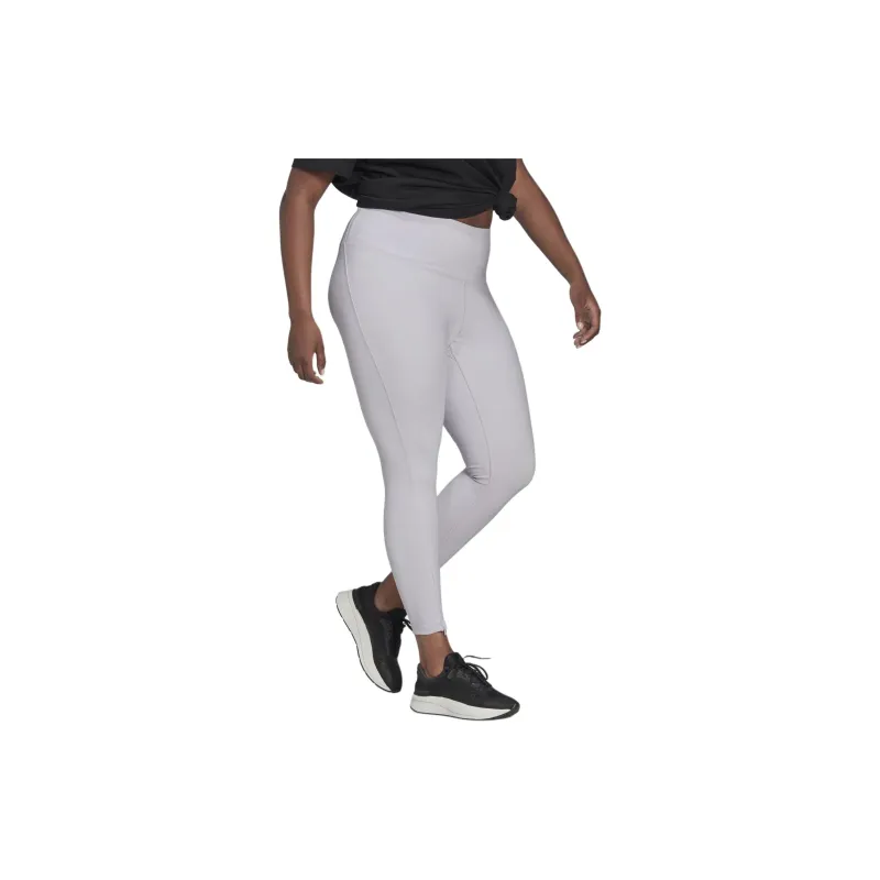 Adidas LEGGINGS PLUS SIZE Athletic Trousers Women's Silver Dawn-3