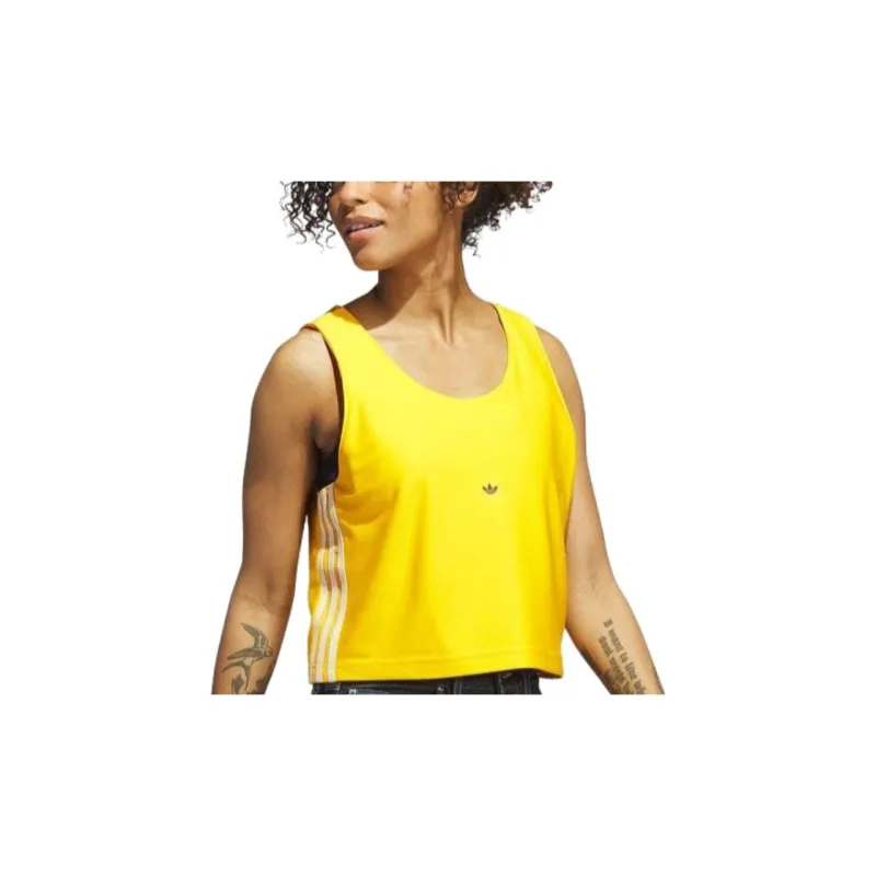 Adidas Originals Tank Tops Women's Bright Yellow-3
