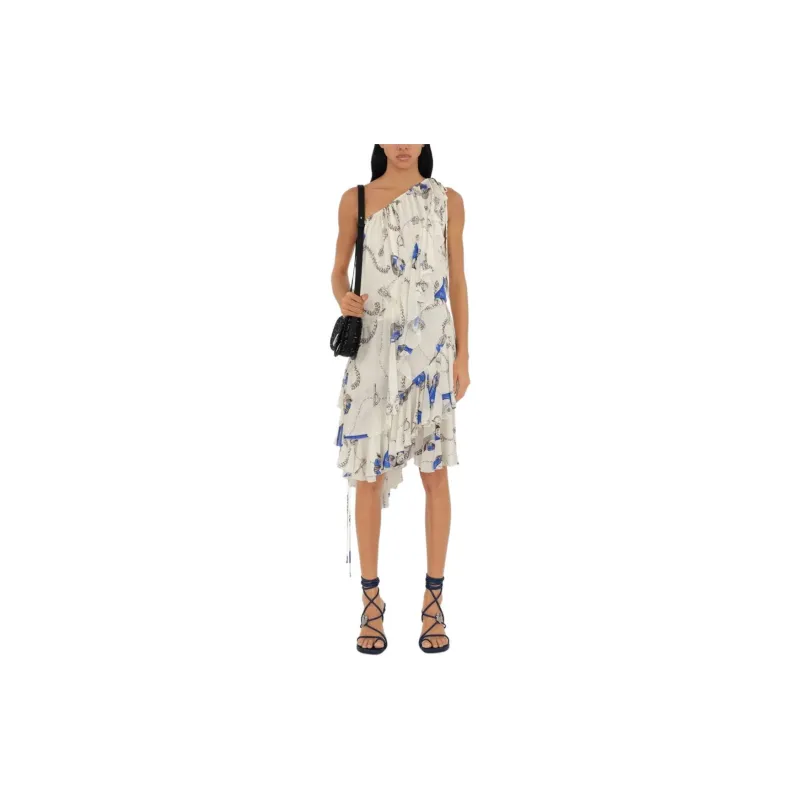 Burberry SS24 Sleeveless Dress Women's Blue-2