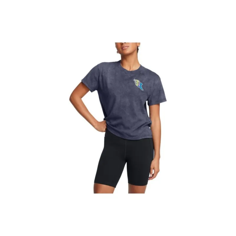 Under Armour T Shirt Women's Navy Blue-3