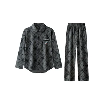 Gongdie x Disney Pajama Set Men's Dark Gray