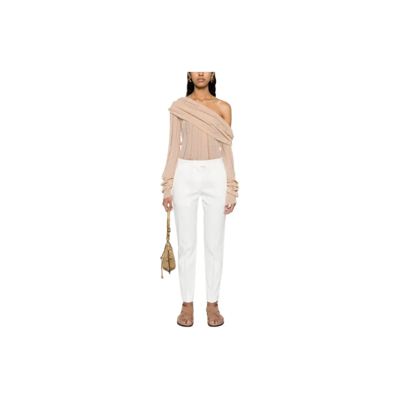 ISABEL MARANT Straight Leg Cropped Slim Cut Trousers-2