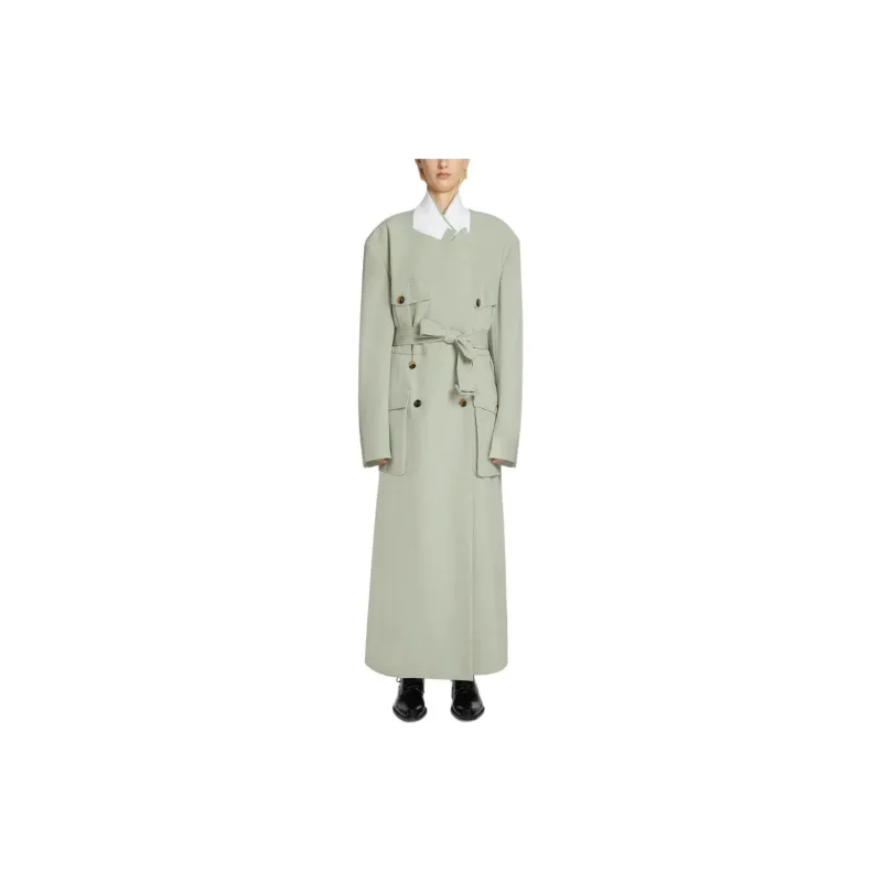 DRIES VAN NOTEN SS24 Coats Women's Cement-1