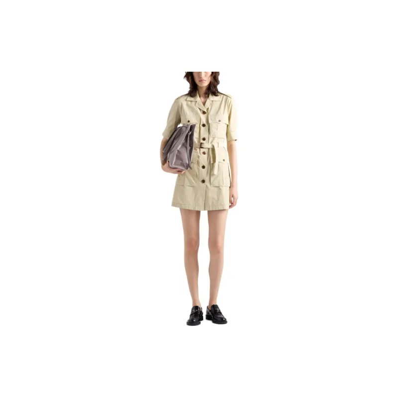 PRADA Poplin Mini Dress-1
