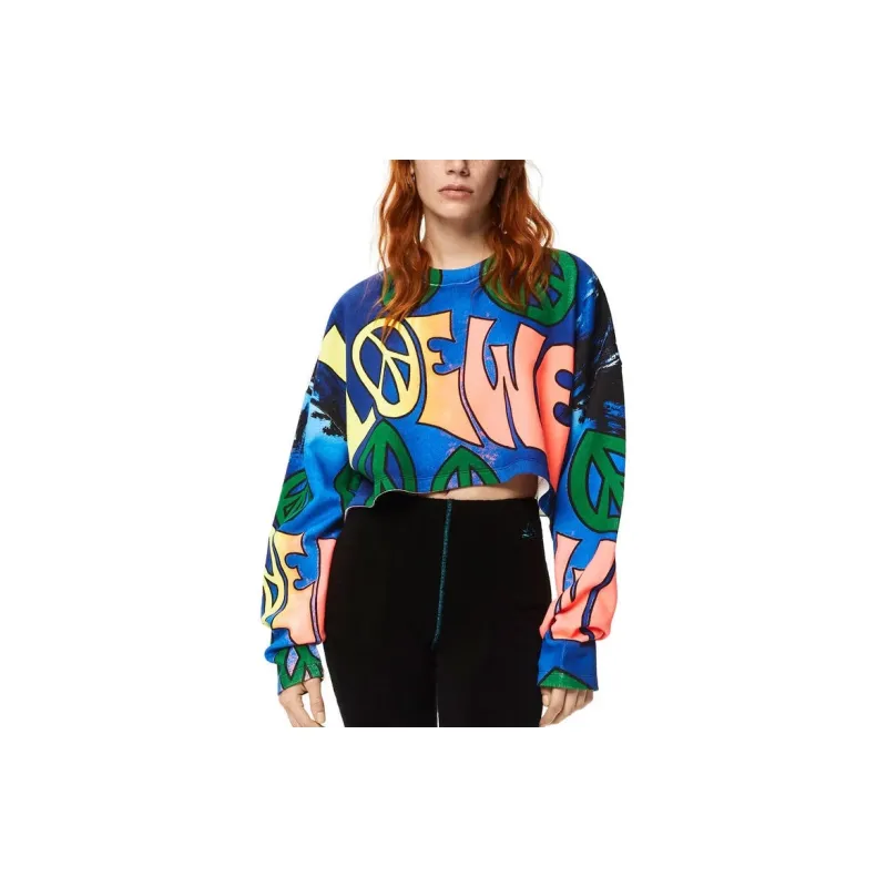 LOEWE Sweatshirts Women's Blue-2