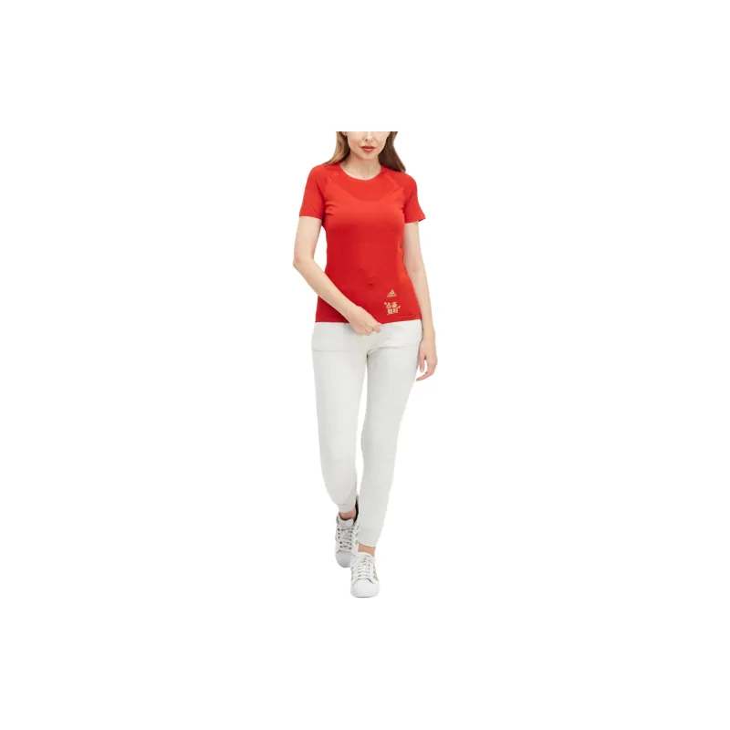 Adidas Sportswear T-Shirt Women's Red-2