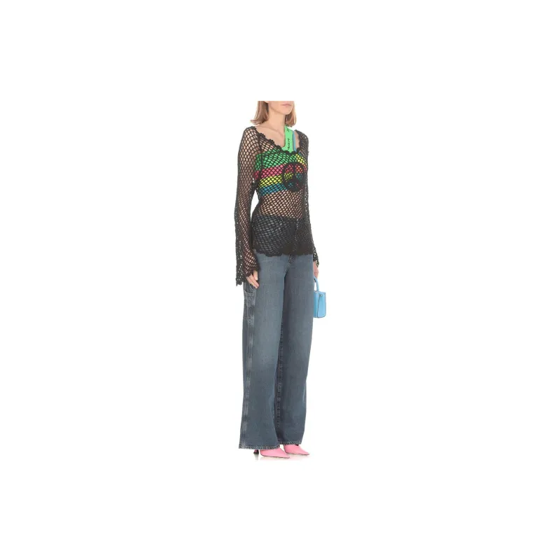 AGOLDE Low Detailed Wide Leg Jeans-2