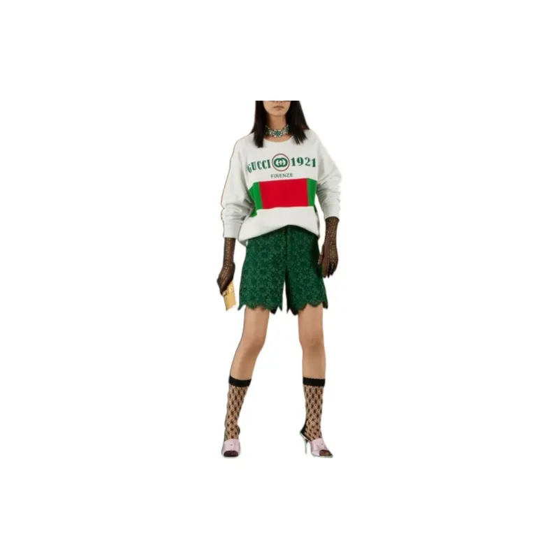 GUCCI 1921 Sweatshirt Women's White-2