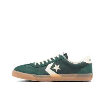 Converse Anti Slip Wear Resistant Low Top Skateboard Shoes Unisex Green