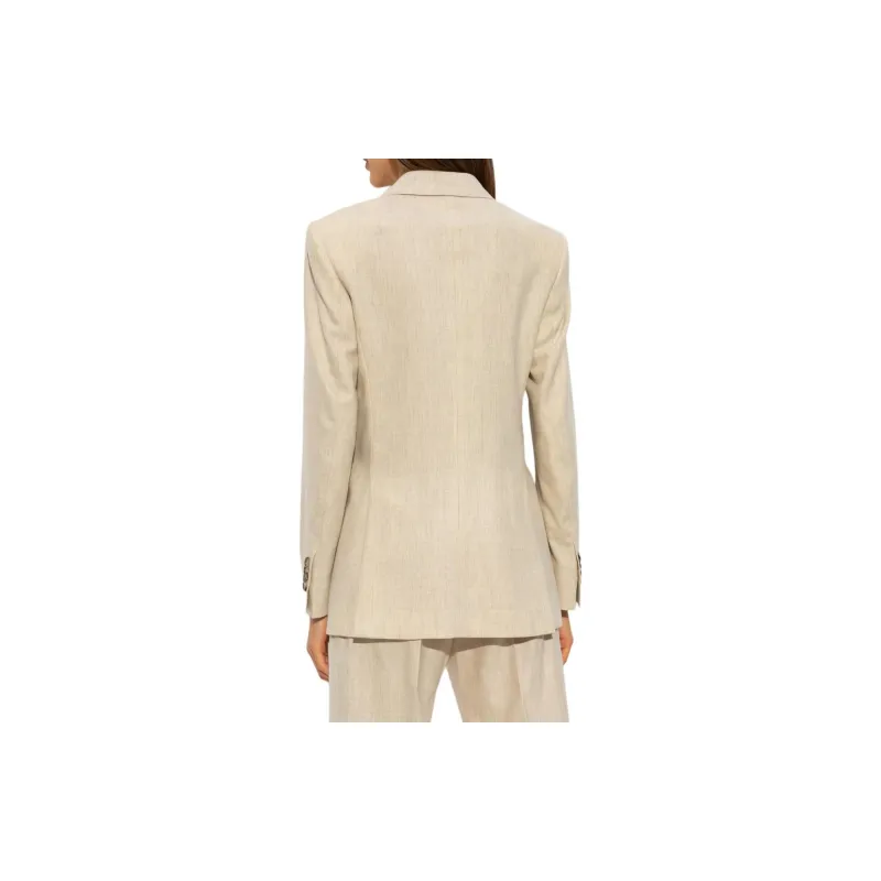 MaxMara Business Suits Coats Women's Cream White-3