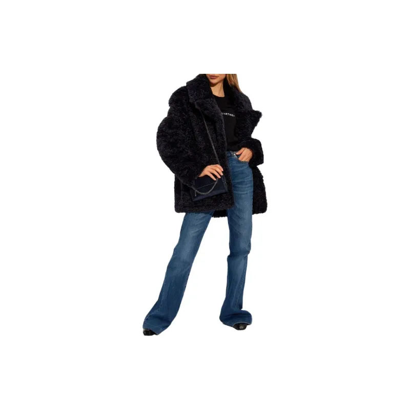 Stella McCartney Belted Plush Teddy Jacket-1