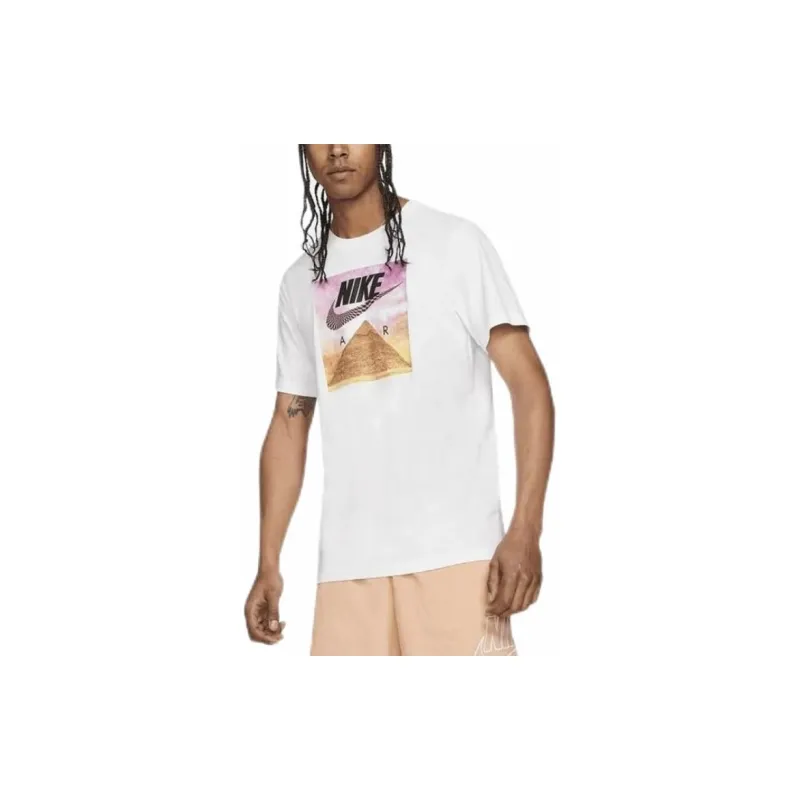 Nike T Shirts Men White-1