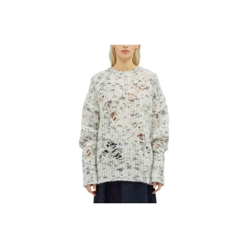 MSGM Drop Shoulder Knitted Jumper-1